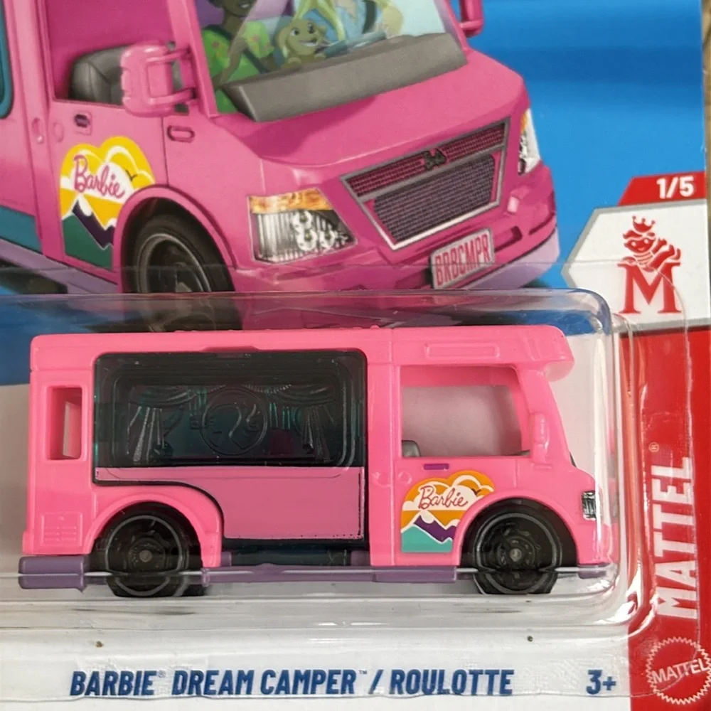 Barbie Hot Wheels Dream Camper Mobile Home Van Bright Pink Hotwheels 🆕 2026